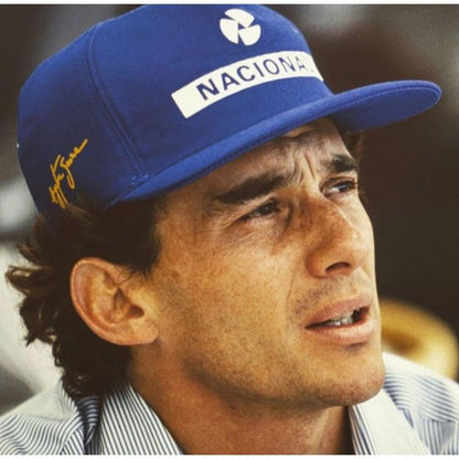 Boné Ayrton Senna NACIONAL F1 LINHA PREMIUM