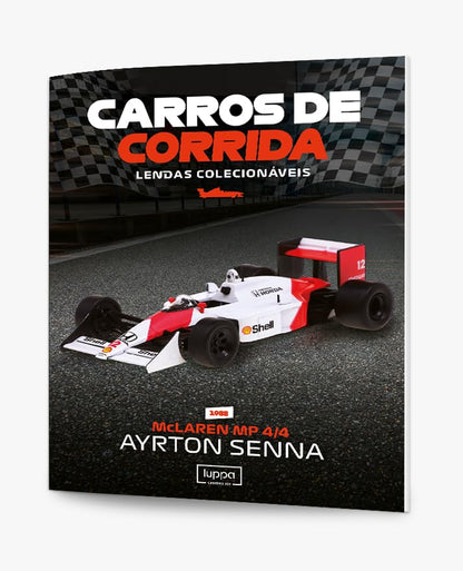 LUPPA McLaren MP4/4 1988, Ayrton Senna, Fórmula 1/Carro Metálico Diecast/Carro em Escala e Série Colecionáveis: MCLAREN MP 4/4 1988 AYRTON SENNA BRITISH GP