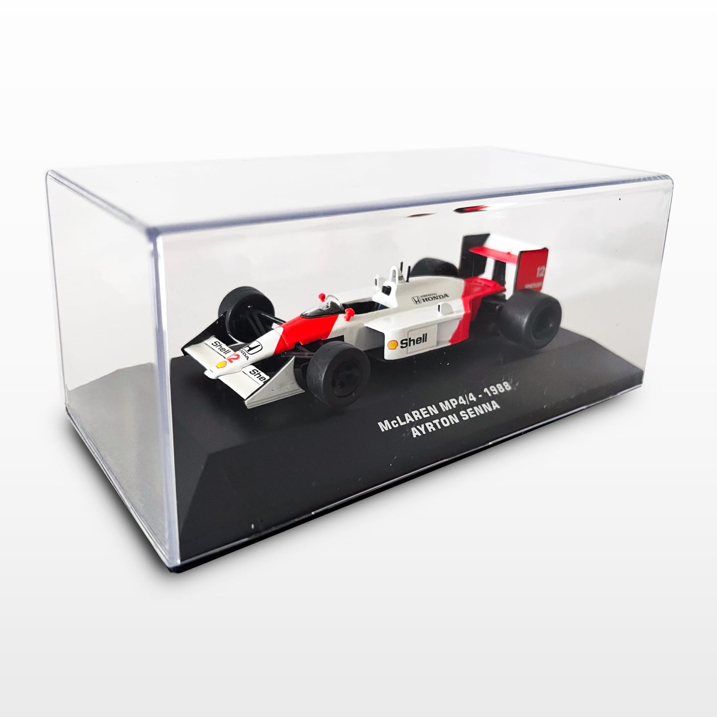 LUPPA McLaren MP4/4 1988, Ayrton Senna, Fórmula 1/Carro Metálico Diecast/Carro em Escala e Série Colecionáveis: MCLAREN MP 4/4 1988 AYRTON SENNA BRITISH GP