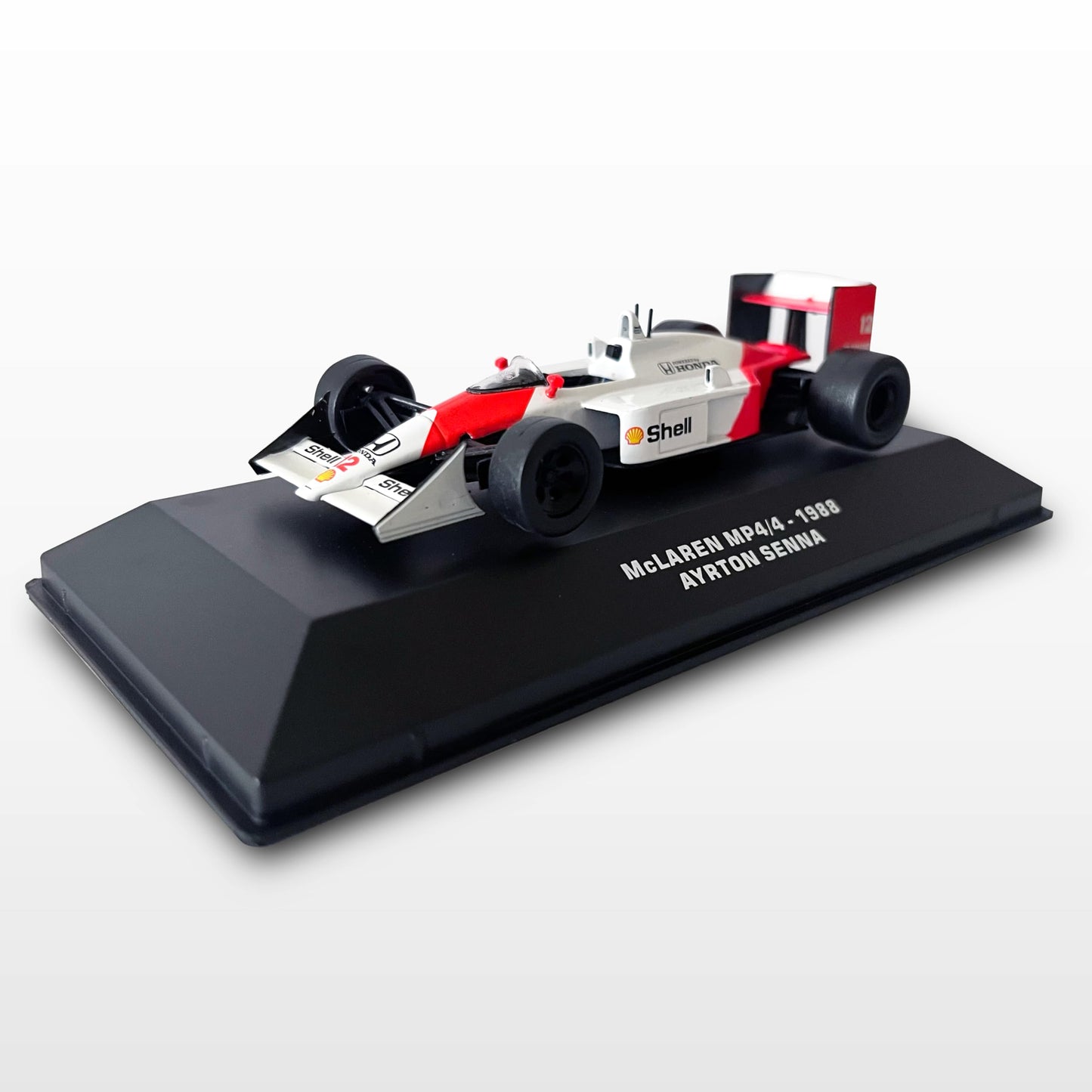 LUPPA McLaren MP4/4 1988, Ayrton Senna, Fórmula 1/Carro Metálico Diecast/Carro em Escala e Série Colecionáveis: MCLAREN MP 4/4 1988 AYRTON SENNA BRITISH GP