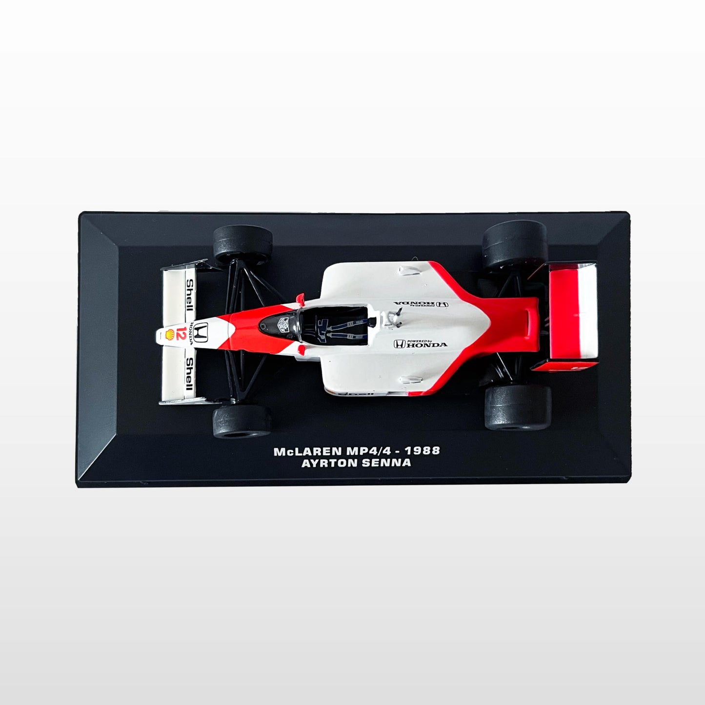 LUPPA McLaren MP4/4 1988, Ayrton Senna, Fórmula 1/Carro Metálico Diecast/Carro em Escala e Série Colecionáveis: MCLAREN MP 4/4 1988 AYRTON SENNA BRITISH GP