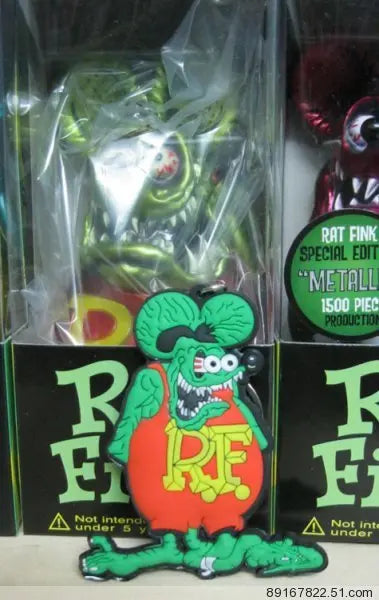 CHAVEIRO RAT FINK, 25g, 7.5cm, ALTA QUALIDADE