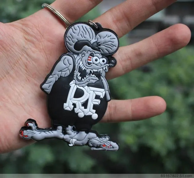 CHAVEIRO RAT FINK, 25g, 7.5cm, ALTA QUALIDADE