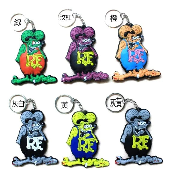 CHAVEIRO RAT FINK, 25g, 7.5cm, ALTA QUALIDADE