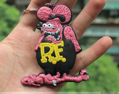 CHAVEIRO RAT FINK, 25g, 7.5cm, ALTA QUALIDADE