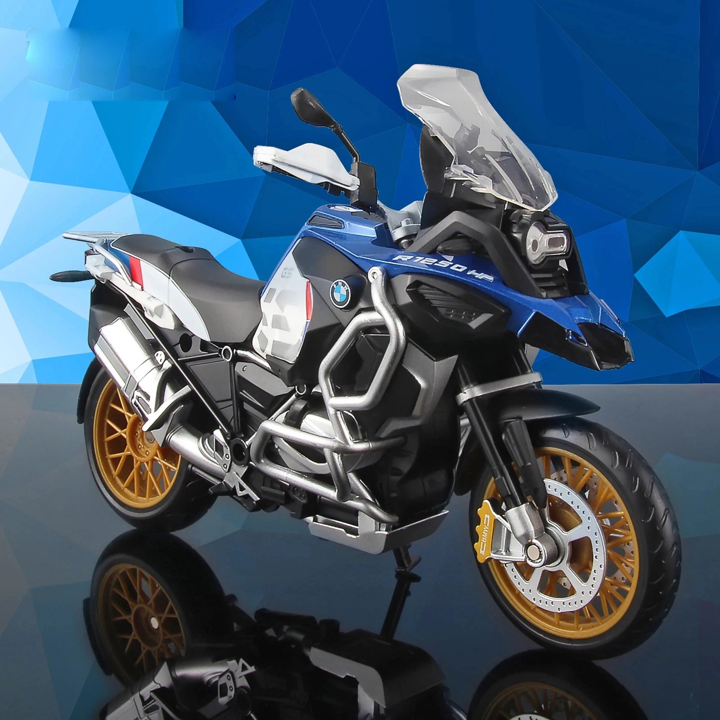 CCA R1250 GS. 1:12 Alloy Die-cast Car Motorcycle Model, Toy Gift Giving, Die-cast Static Motorcycle Model