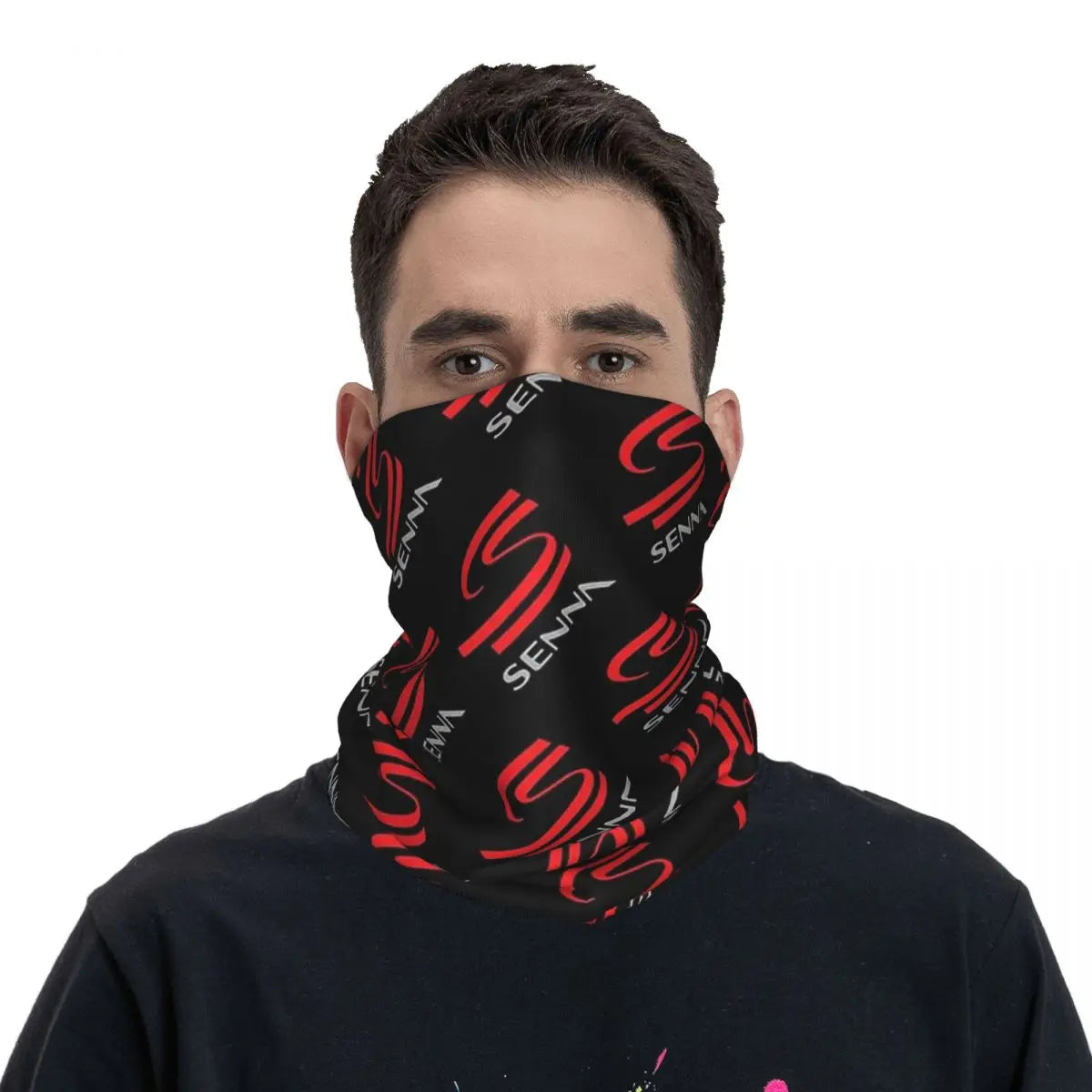 AYRTON SENNA F1 Formula 1 Bandana Neck Cover Motocross Face Mask Balaclava unisex muito irada