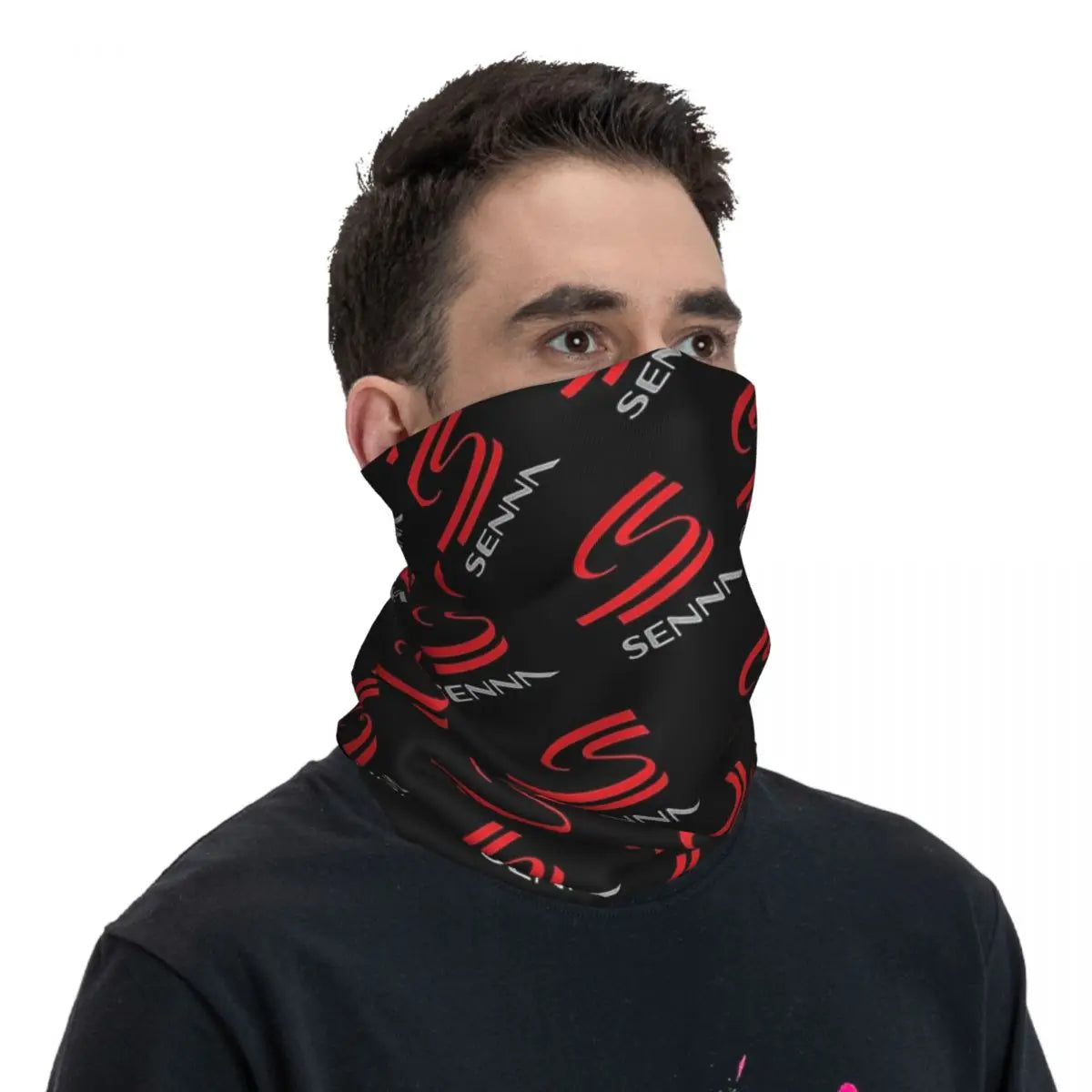 AYRTON SENNA F1 Formula 1 Bandana Neck Cover Motocross Face Mask Balaclava unisex muito irada